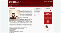 Desktop Screenshot of cerdare.u-bordeaux4.fr