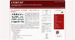 Desktop Screenshot of cerfap.u-bordeaux4.fr