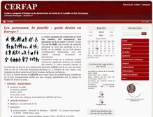 Tablet Screenshot of cerfap.u-bordeaux4.fr